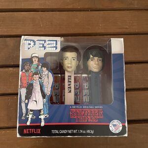 Stranger Things Pez Gift Set — New In Box —  Eleven and Mike